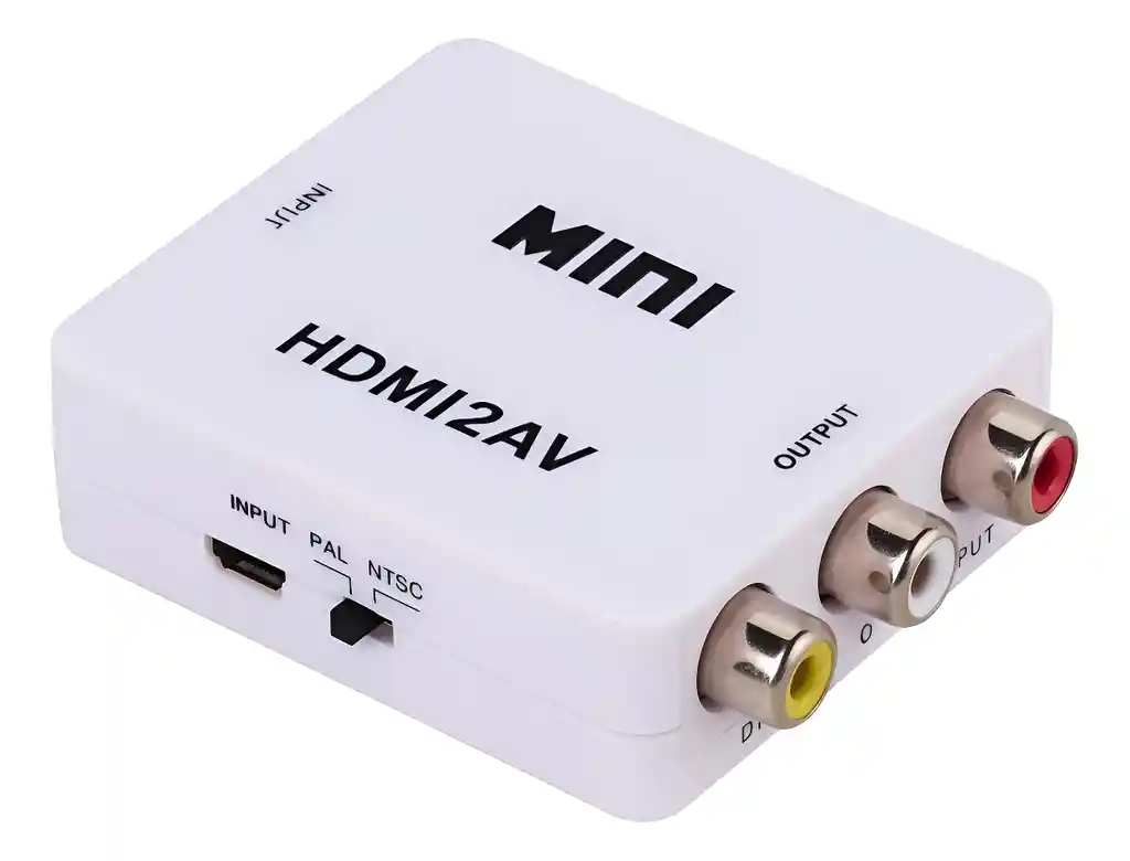 Adaptador Convertidor Hdmi A Rca / Av Tv Box A Televisor Crt