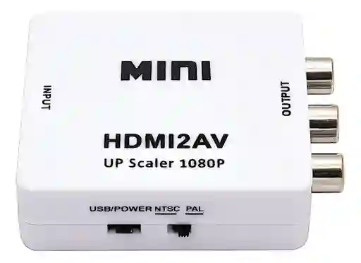 Adaptador Convertidor Hdmi A Rca / Av Tv Box A Televisor Crt