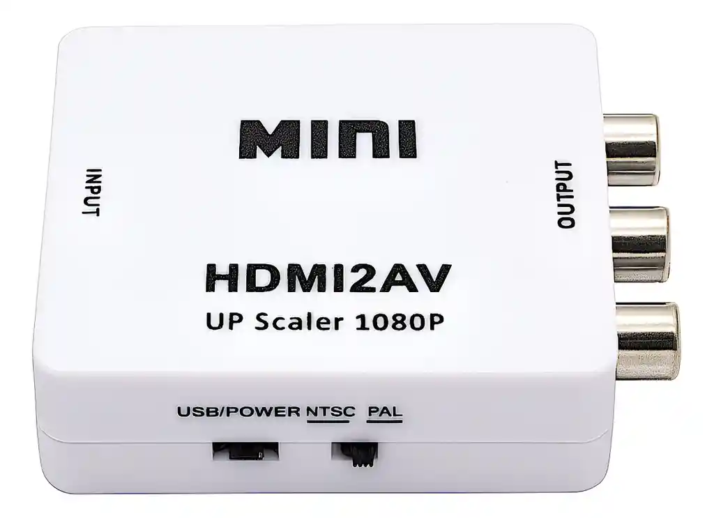 Adaptador Convertidor Hdmi A Rca / Av Tv Box A Televisor Crt