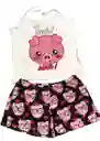 3 Unidades Pijamas Para Dama Sexy Con Lindos Estampados Navideños
