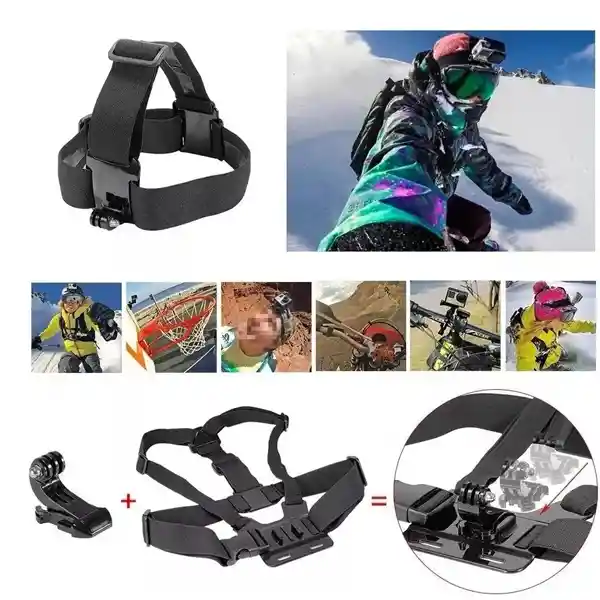 Accesorios Gopro 50pzs Premium Maletin Tripode 44 Go Pro