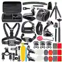 Accesorios Gopro 50pzs Premium Maletin Tripode 44 Go Pro