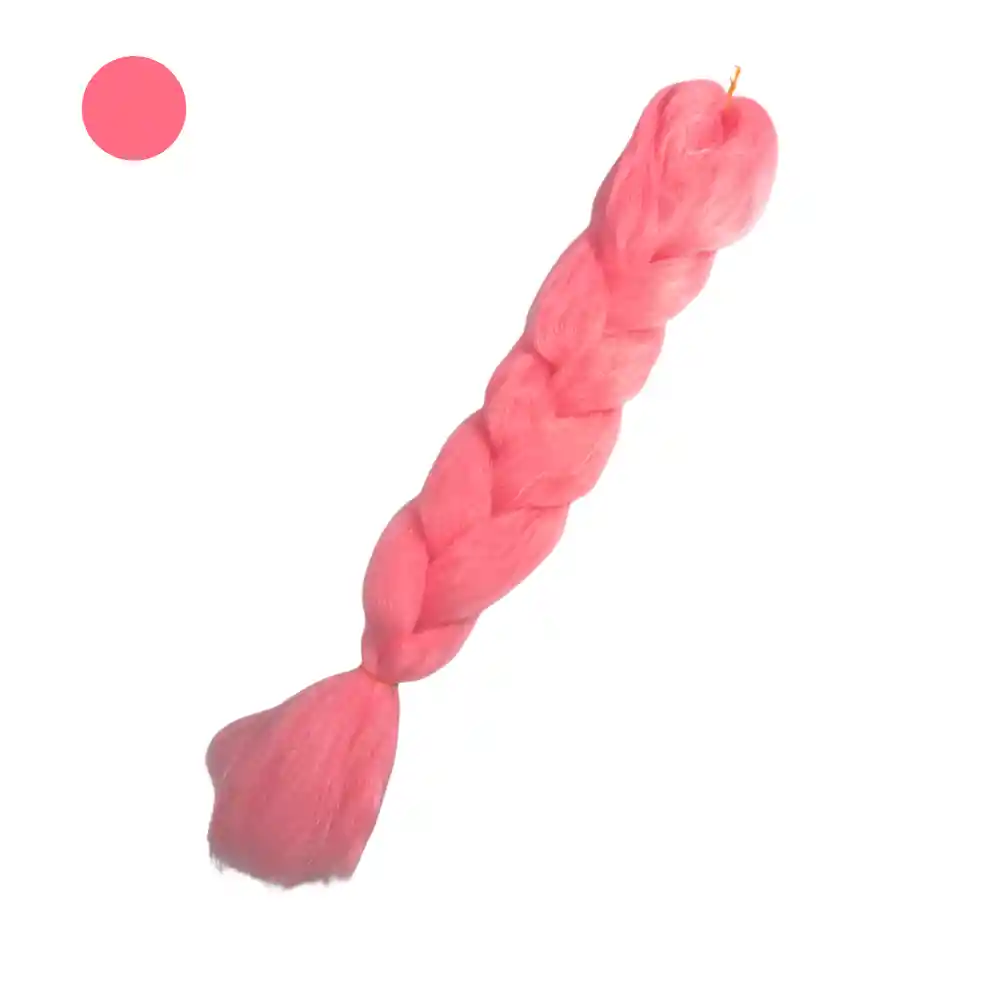 Kanekalon Trenzas Color Rosa Chicle