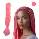 Kanekalon Trenzas Color Rosa Chicle