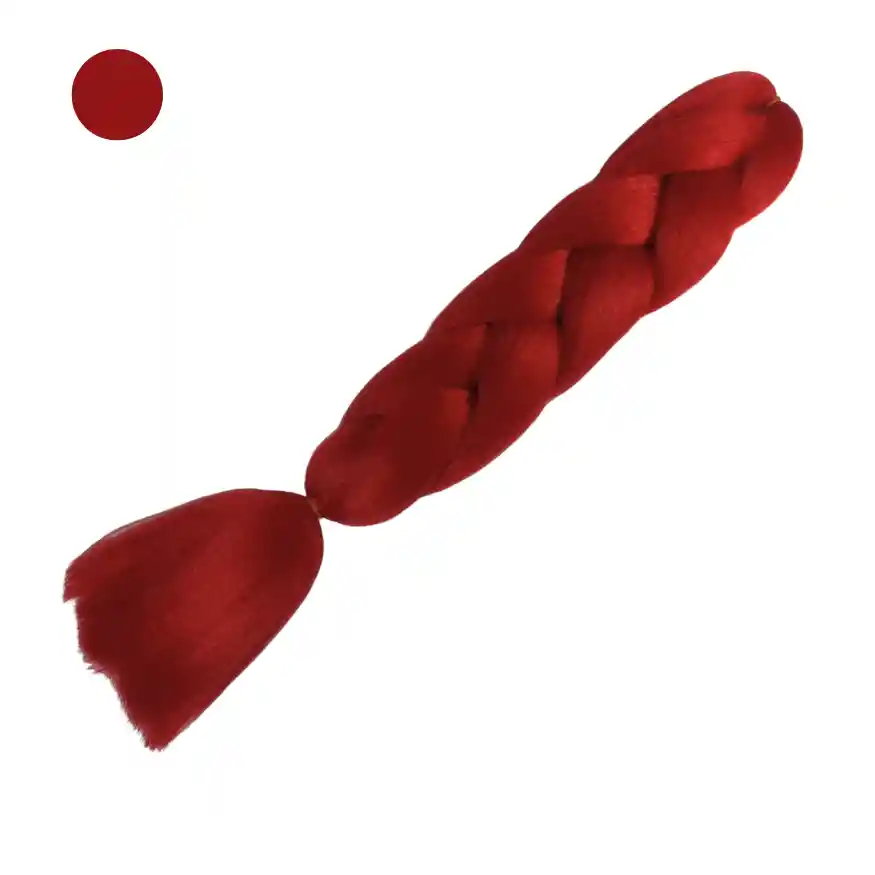 Kanekalon Trenzas Color Rojo