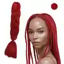 Kanekalon Trenzas Color Rojo