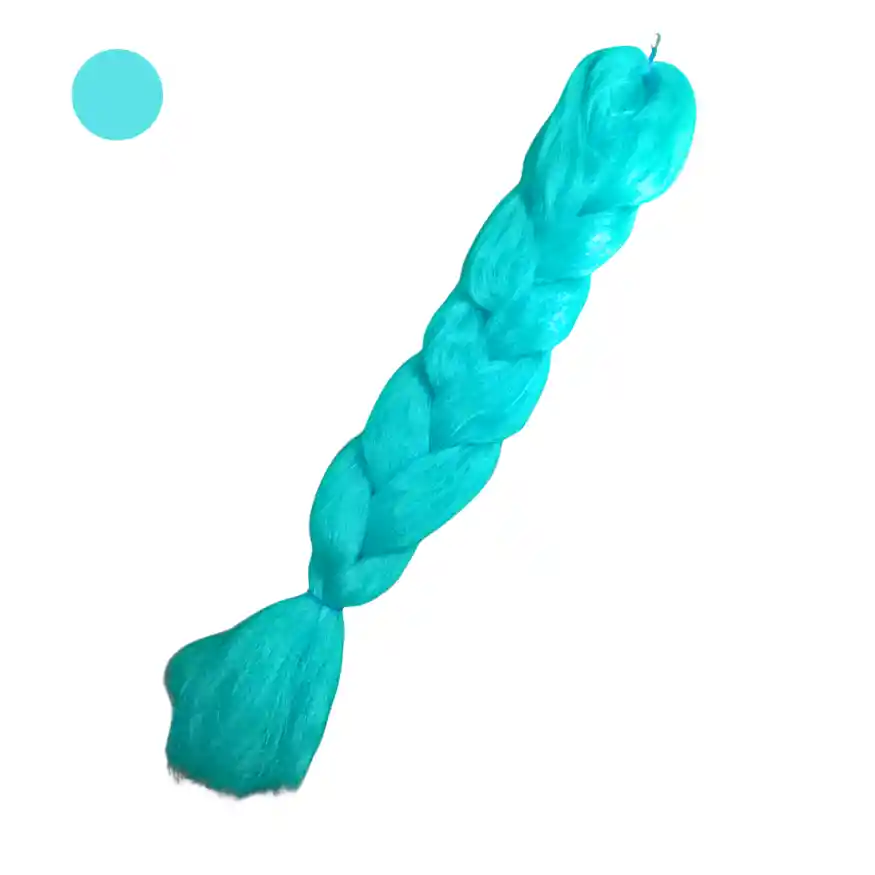 Kanekanol Trenzas Color Azul Turquesa Aguamarina
