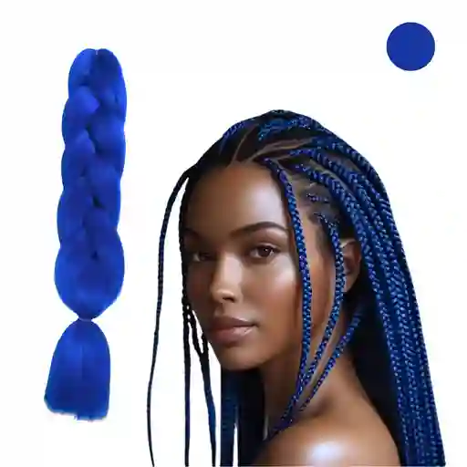 Kanekanol Trenzas Color Azul Rey