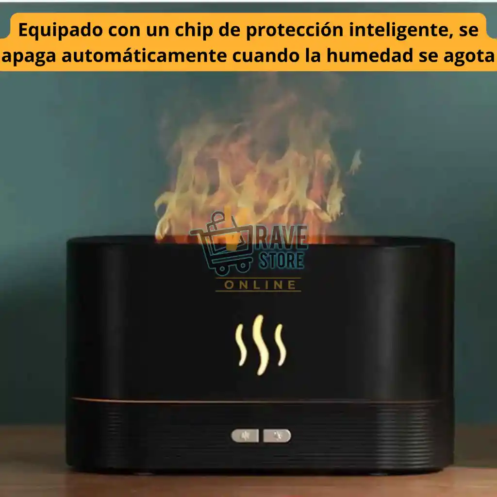 Humidificador Difusor Aromas Chimenea Esencia Aromaterapia C Color Colores
