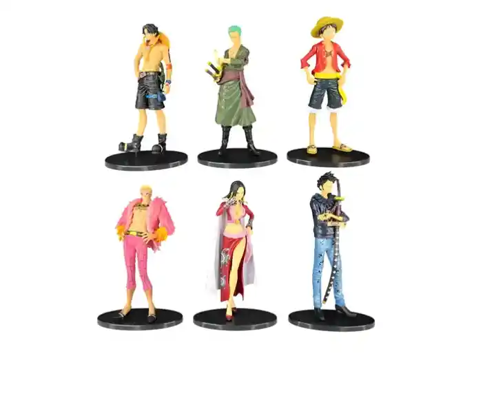 Figuras De Acción One Piece Zoro Luffy X6 Agregar A Favoritos