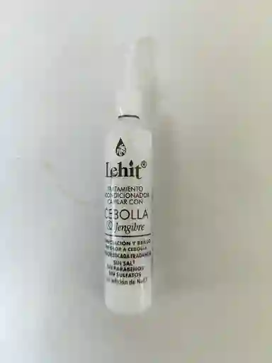 Tratamiento Capilar Ampolleta Cebolla Y Jengibre