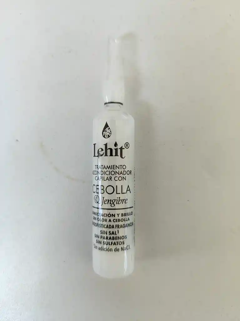 Tratamiento Capilar Ampolleta Cebolla Y Jengibre