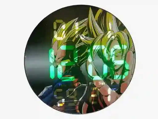 Reloj De Pared Digital Anime Dragon Ball