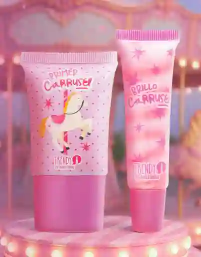 Kit Carrusel Primer Y Brillo De Trendy