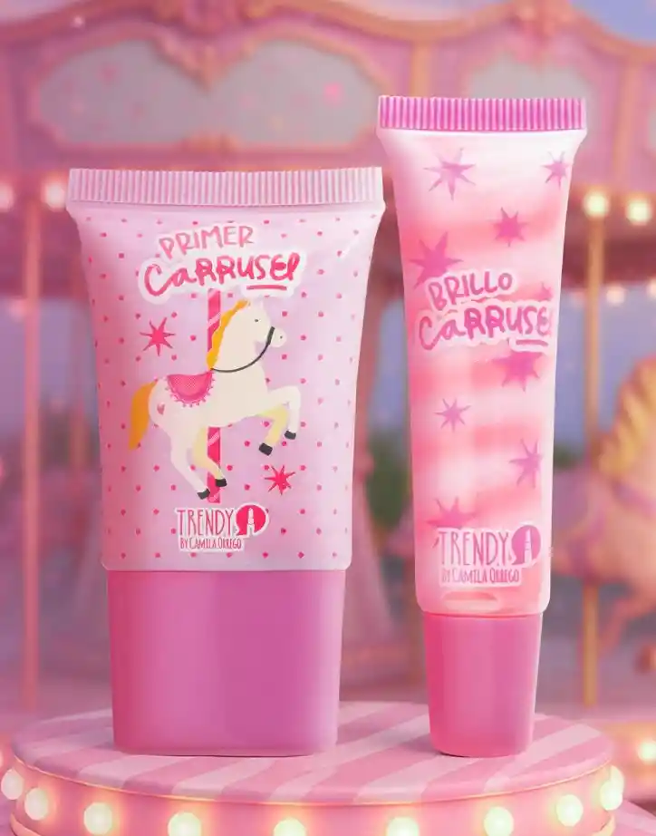 Kit Carrusel Primer Y Brillo De Trendy