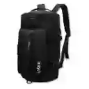 Morral Maleta Maletin Bolso Viaje Deportivo Grande Vertical Negro