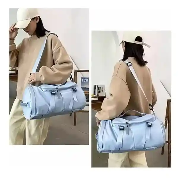 Maleta Maletin Bolso De Viaje Deportivo Grande Morado