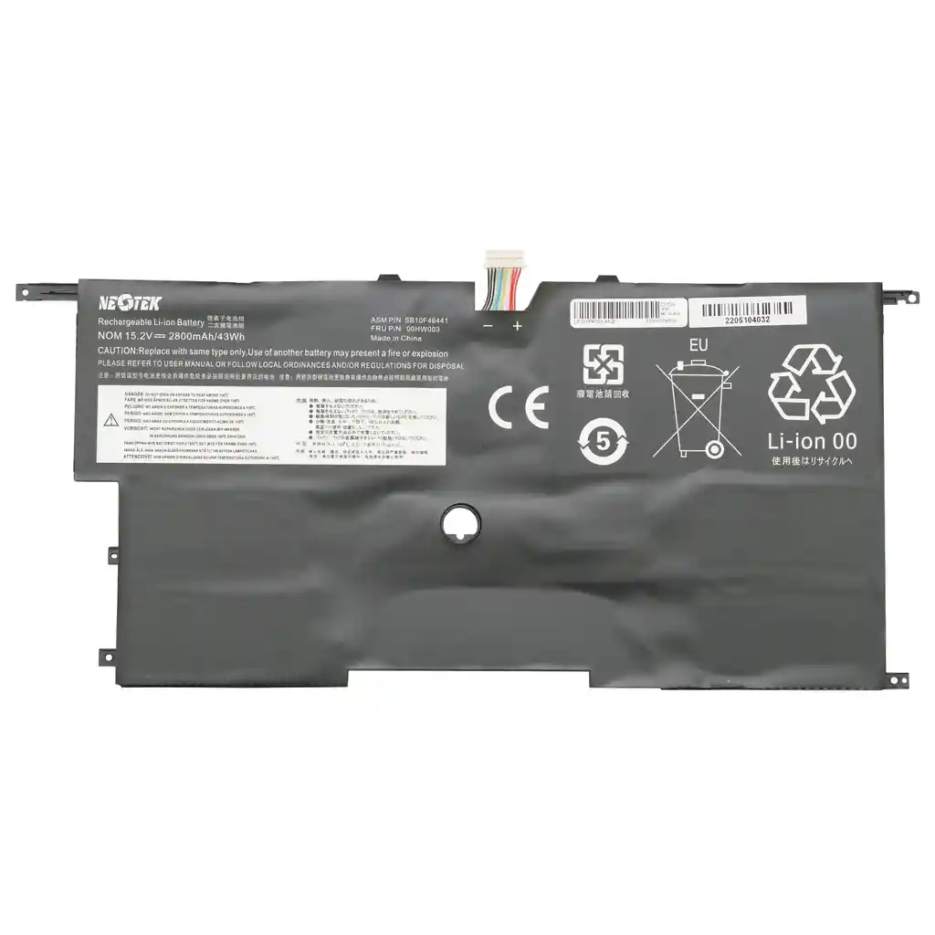 Bateria Lenovo X1 Carbon 1th/ 45n1701/14.8v 45wh
