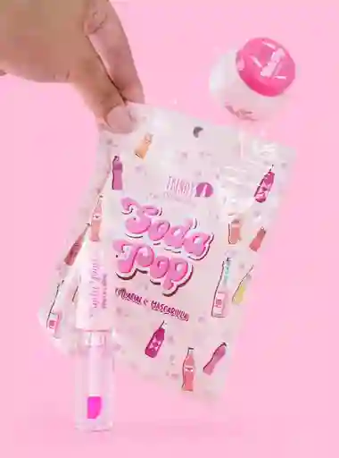 Kit De Labios Soda Pop Brillo Y Mascarilla De Trendy