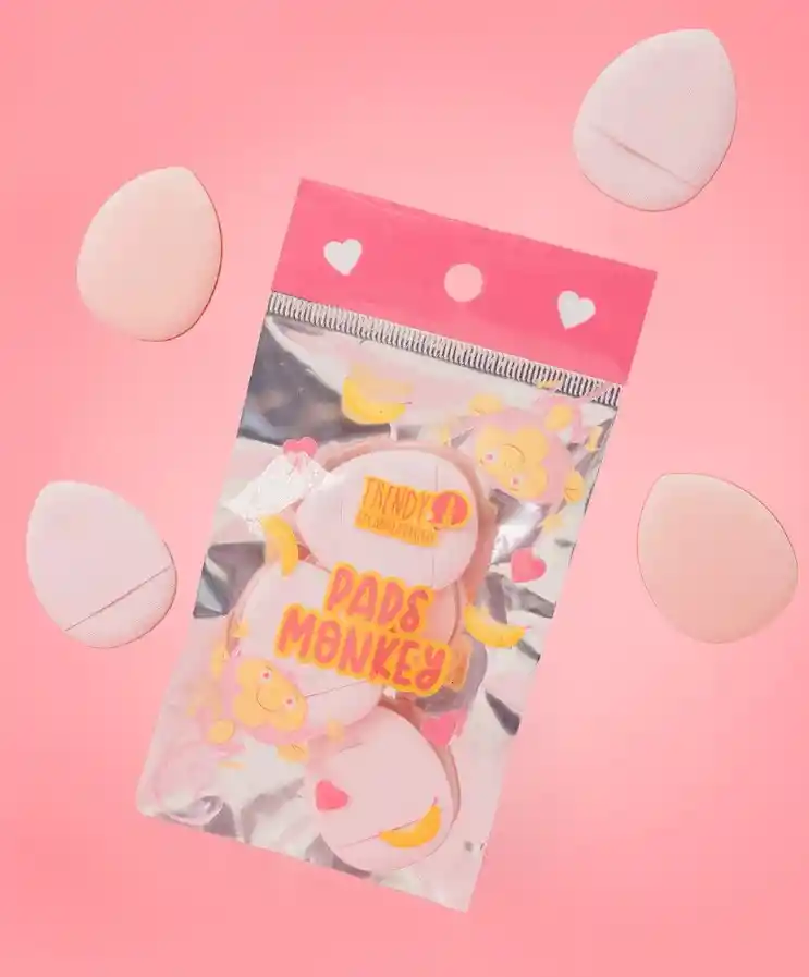 Kit X 4 Mini Pomos De Borlas Maquillaje Para Aplicar Polvos