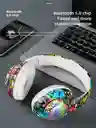 Auriculares Inalámbricos Bluetooth Graffiti Con Micrófono