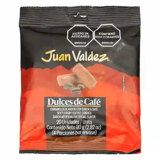 Dulces De Cafe Juan Valdez 80 Gramos