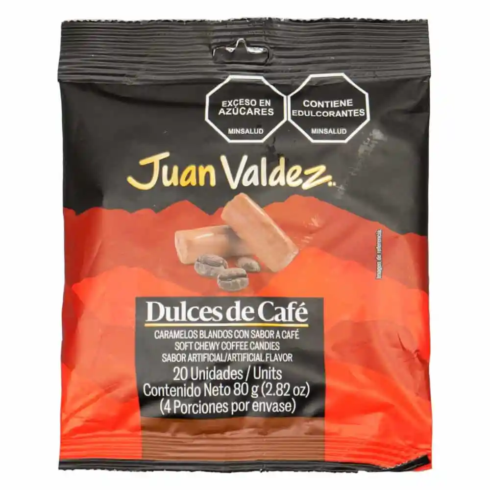 Dulces De Cafe Juan Valdez 80 Gramos