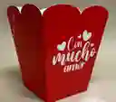 Caja Crispetera Amor Y Amistad