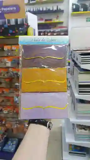 Sobres Lluvia Colores Vivos X12