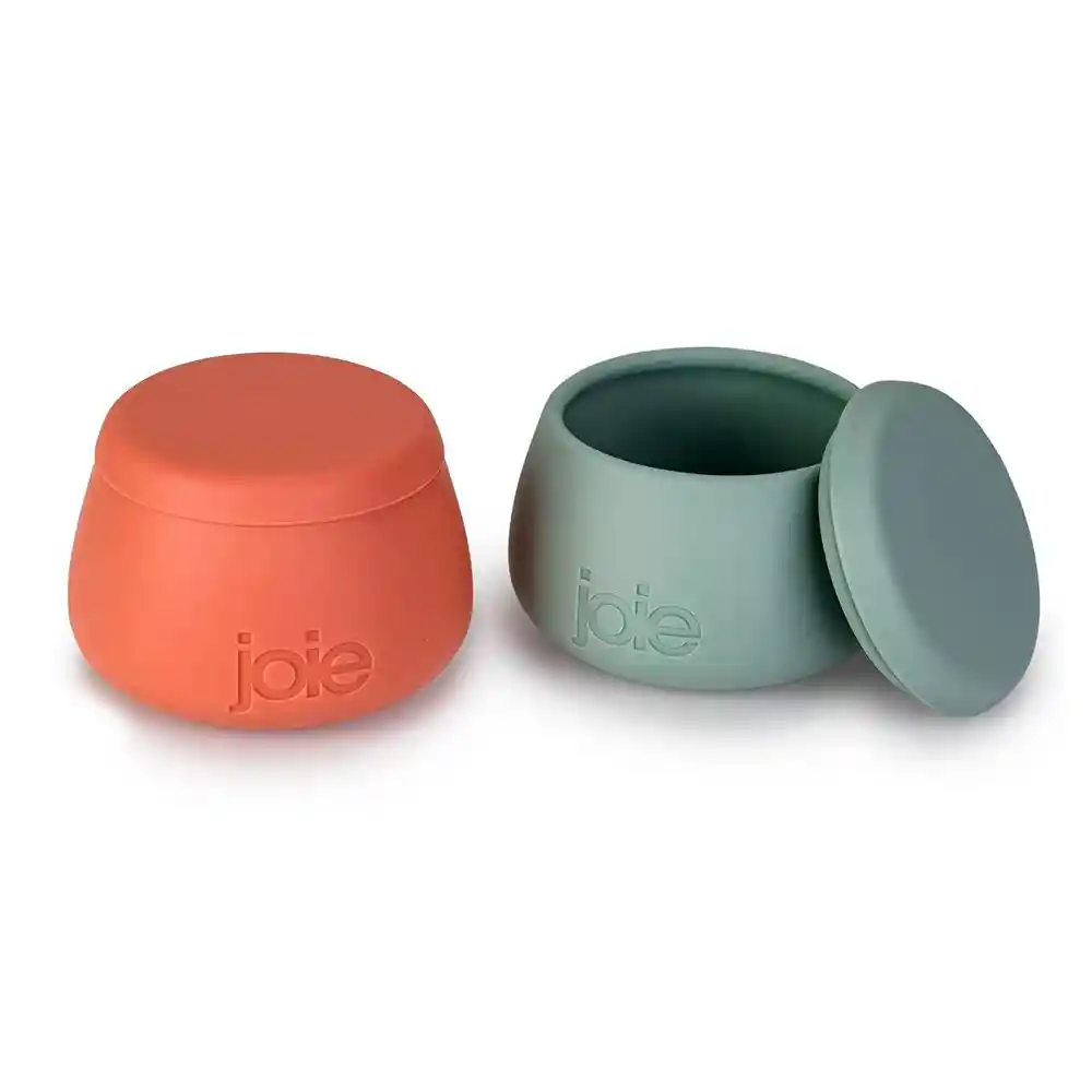 Cazo Con Tapa Joie Verde 500 Ml Silicona