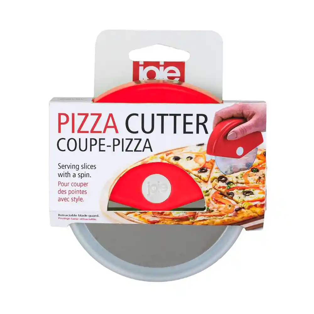 Cortador Joie Pizza 12x12cm Rojo Acero Inoxidable