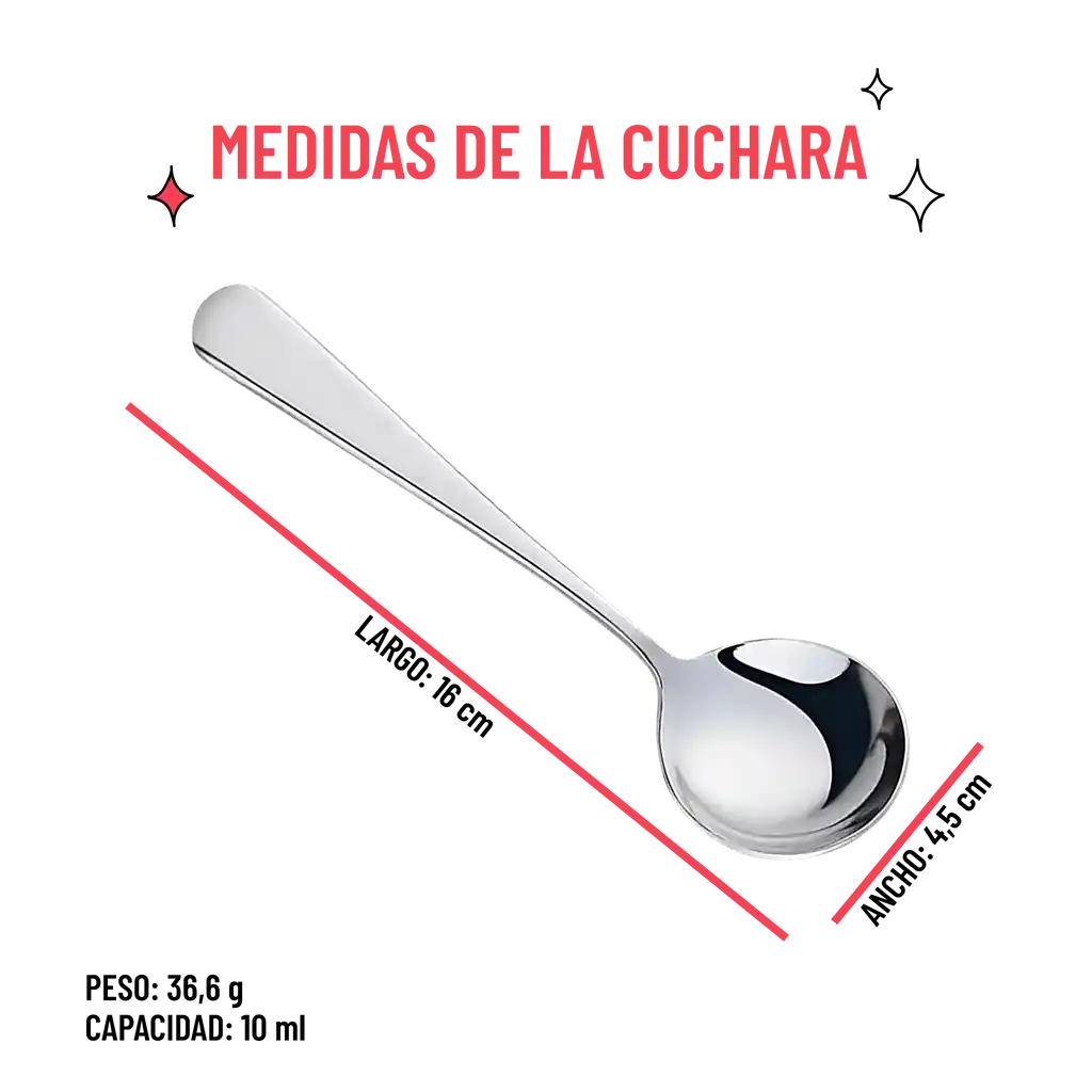 Cuchara De Catación Acero Inoxidable Plateada