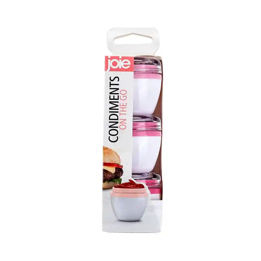 Recipientes Joie Set 3 Pz Rosa 485 Ml