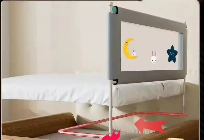 Baranda Seguridad Infantil Barrera 1.8 Mts Cama Bebé Niños