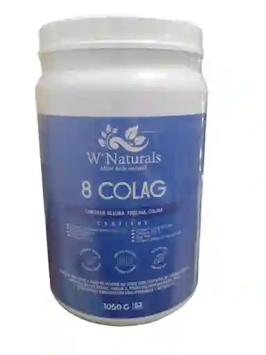 Colageno 8 Colag X 1050 Gms Sin Azucar Añadido W Naturals