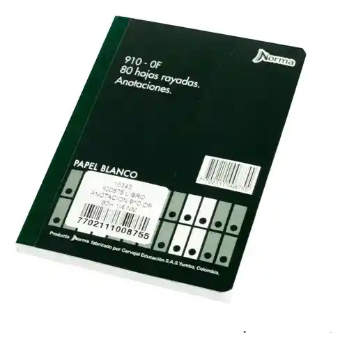 Cuaderno Anotaciones 910 - Of