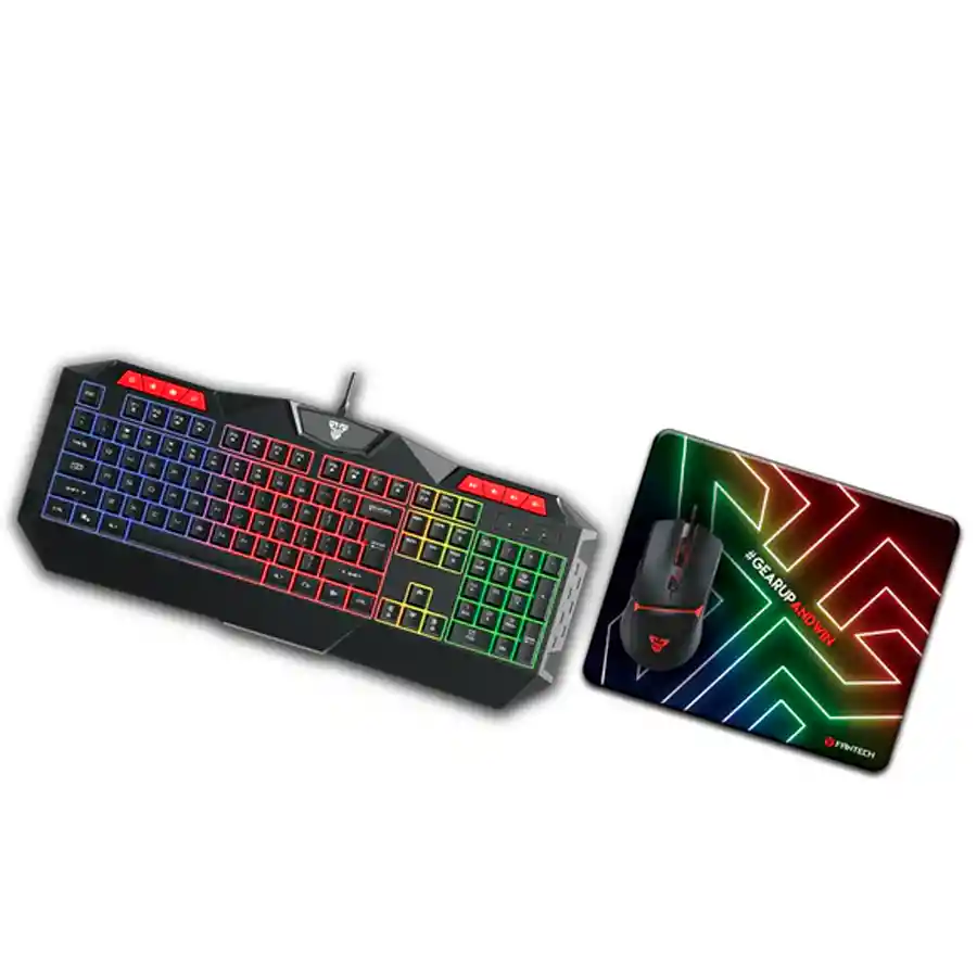 Combo Gamer Tecladomousepadmouse Fantech P31 Rgb