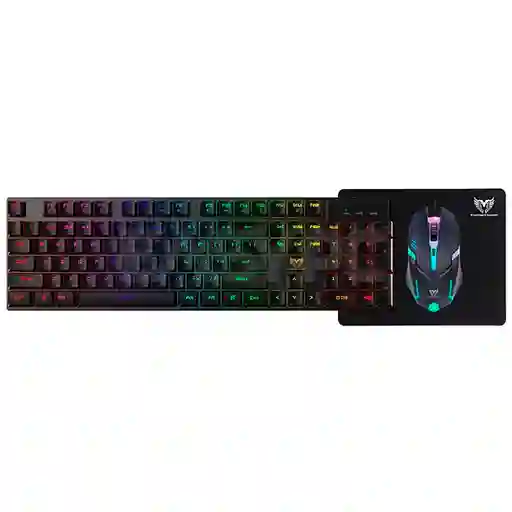 Combo Gamer 3 En 1 Cgm1017 Rgb Teclado + Mouse + Padmouse