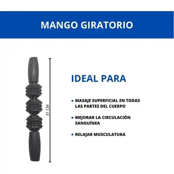 Rodillo Roller Masajeador Set 5 En 1