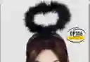 Diadema Angel Negro Halloween