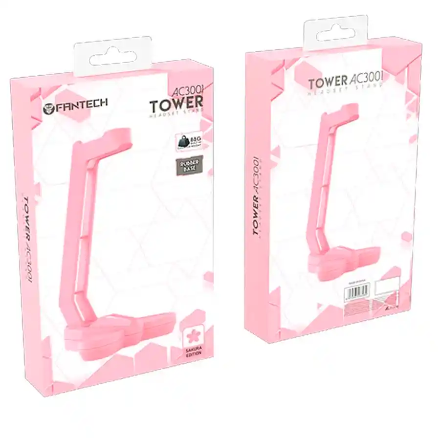 Soporte Auricular Gamer Fantech Ac3004 Tower Il Rosa Sakura