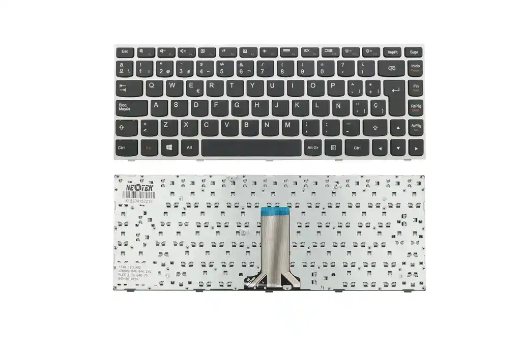 Teclado Lenovo G40-30/g40-70 Gris