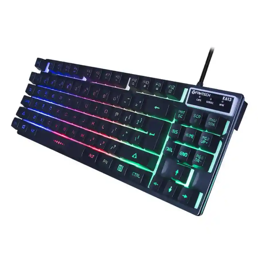 Teclado Gamer Fantech Fighter Tkl Ii K613 Negro