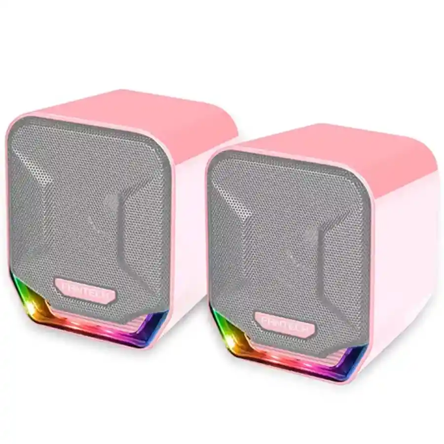 Altavoces Fantech Sonar Gs202 Rgb Rosa
