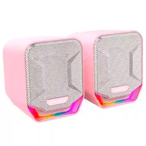 Altavoces Fantech Sonar Gs202 Rgb Rosa
