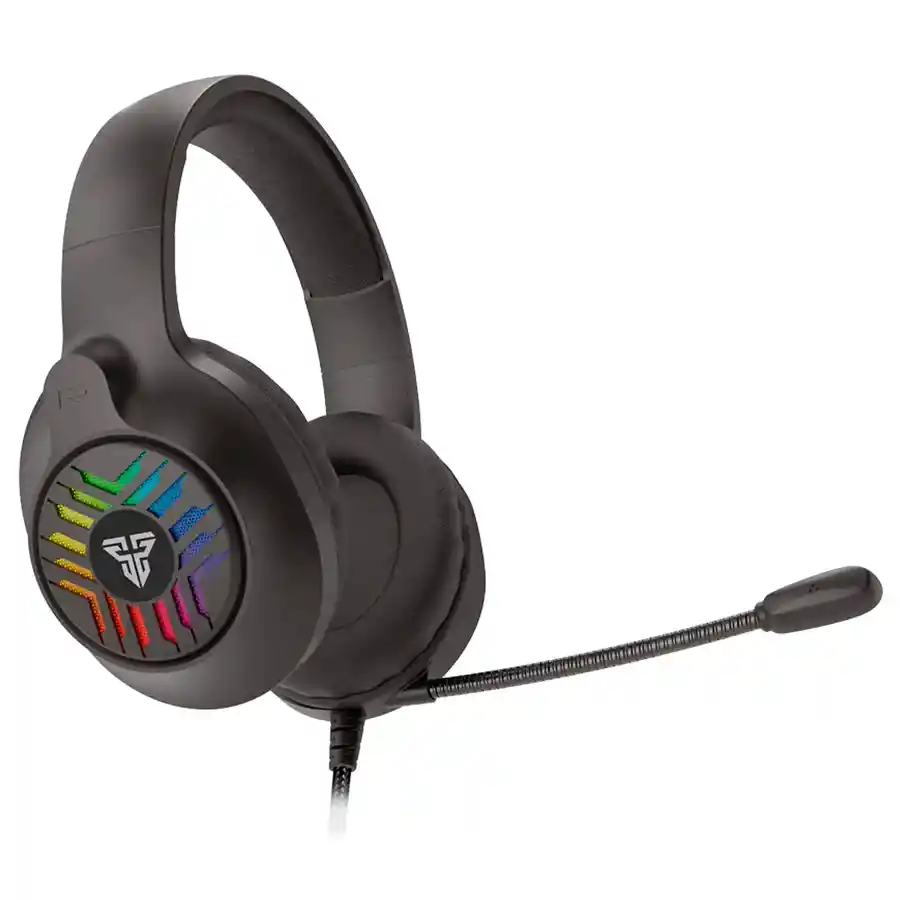 Diadema Gamer Fantech Blitz Mh87 Negra Rgb