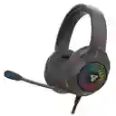 Diadema Gamer Fantech Blitz Mh87 Negra Rgb