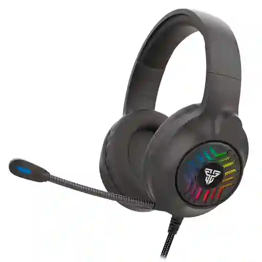Diadema Gamer Fantech Blitz Mh87 Negra Rgb