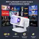 Proyector Smart 4k L018 600ansi Auto Focus Keystone + Telón