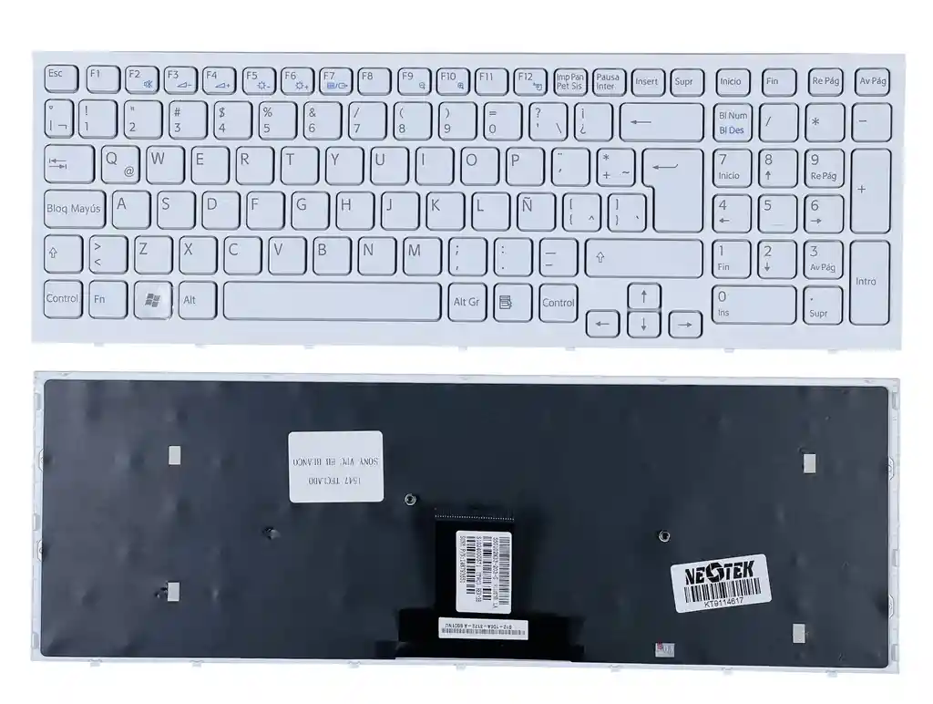 Teclado Sony Vpc-eb Blanco